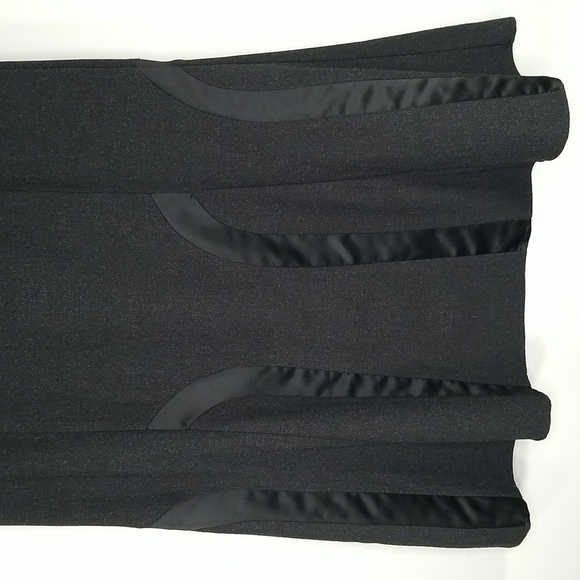 Gilani Women's A-line Flared Midi Skirt Size 10 With Belt Black - Picture 4 of 9